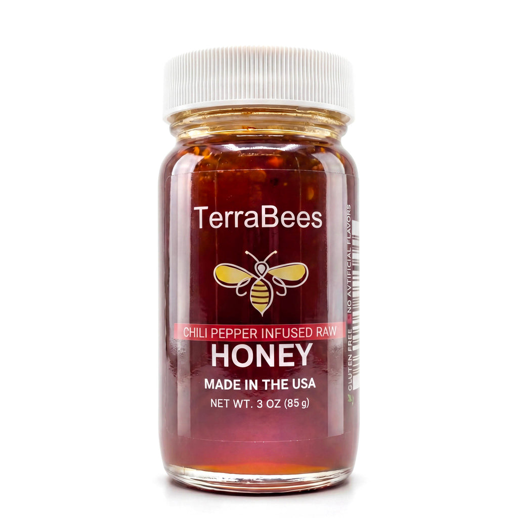TerraBees: Full Hive, Five Flavors - Raw & Organic Infused Honey Set