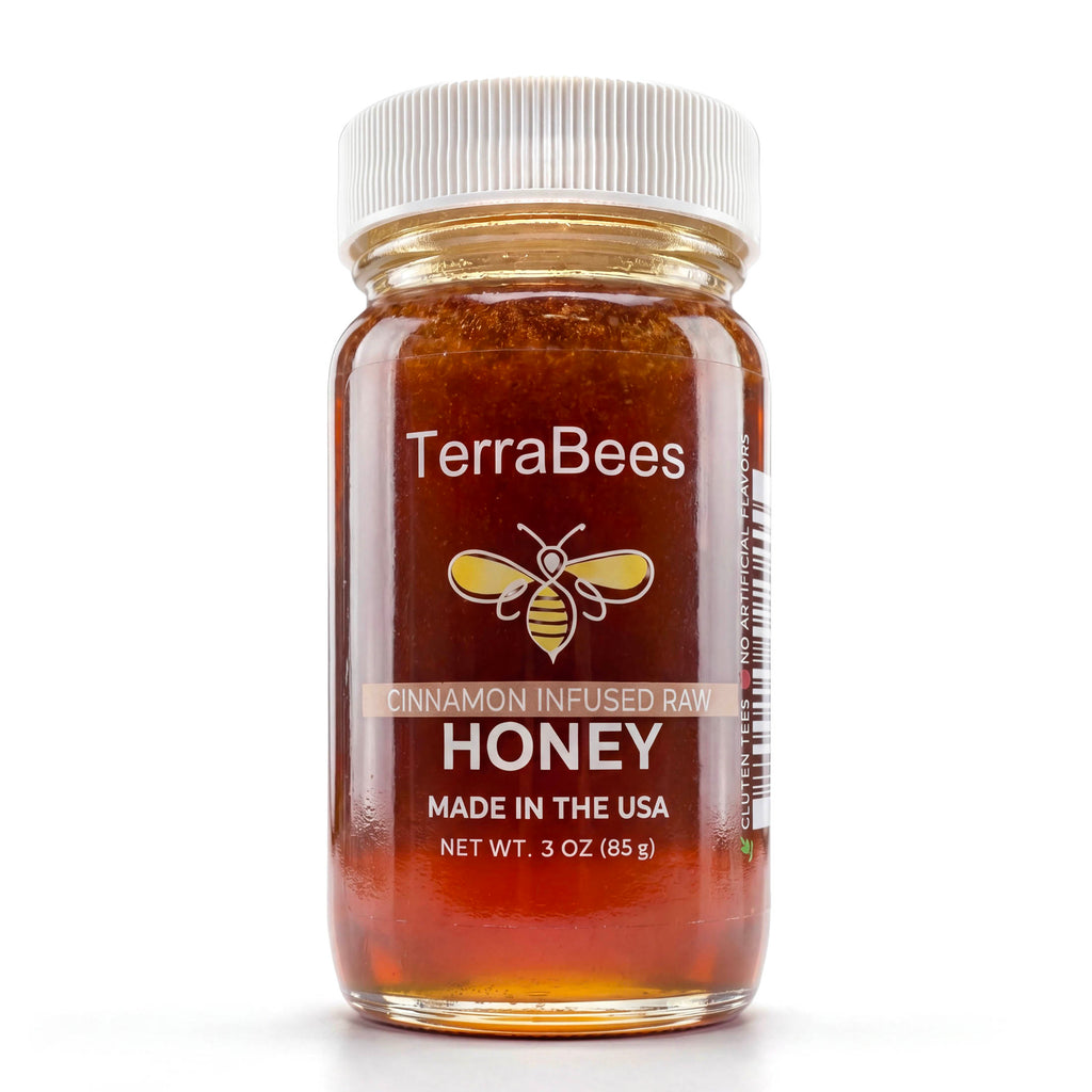 TerraBees: Full Hive, Five Flavors - Raw & Organic Infused Honey Set